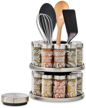 Kamenstein Salem 20-Jar Rotating Spice Rack - Image 3