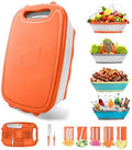 Gintan Camping Cutting Board, 9-in-1 Collapsible Chopping Board by Gintan