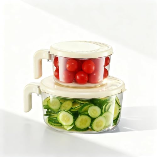 Fruit Washing Bowl with Strainer, Colander by iPadCase