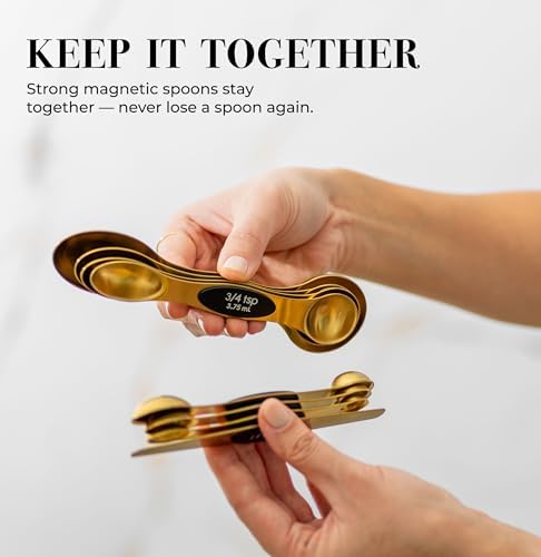 Styled Settings Magnetic Measuring Spoons Set - Image 2