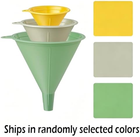 New Talent 3 Piece Plastic Funnel Set - Image 3