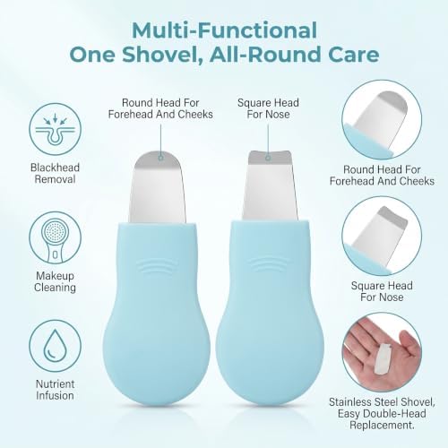 Blackhead Remover Tool Blackhead Scraper Silicone Cleansing Brush - Image 3