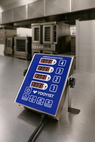 Commercial Kitchen Timer 4 Channel Digital Loud Alarm Cook Timer - Image 4