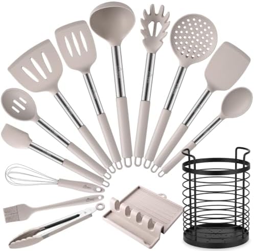 HOTEC Silicone Kitchen Cooking Utensils Set by Hotec