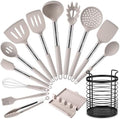 HOTEC Silicone Kitchen Cooking Utensils Set by Hotec
