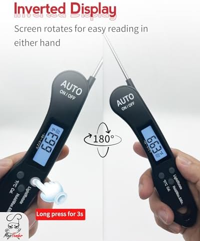 Foldable Instant Read Digital Meat Thermometer - Image 6