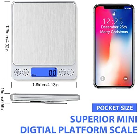 Food Scale, Rechargeable Kitchen Scale - Image 3