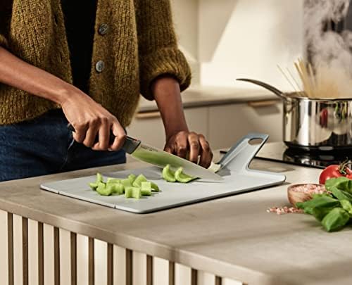 Joseph Joseph Chop2Pot Plus Folding Cutting Board, Medium Chopping Board - Image 3