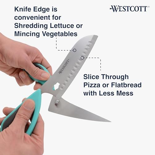 Westcott Titanium-Bonded Soft Handle Kitchen Pizza Scissors - Image 5