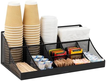 Mind Reader Countertop Organizer, 2 Tier Mesh Storage Caddy by MindReader