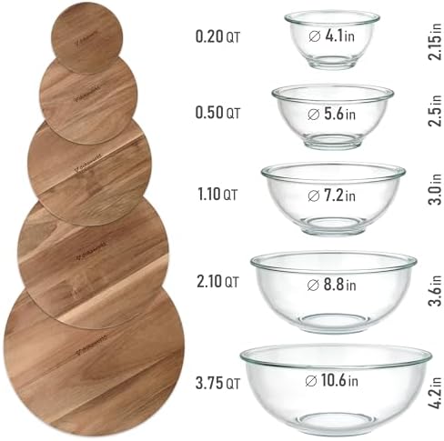 Stackable Glass Mixing Bowls - Image 5