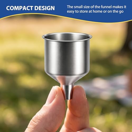 2-Piece Stainless Steel Flask Funnel Set, Designed specifically - Image 5
