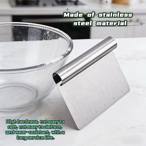 Stainless Steel Dough Scraper - Image 7