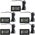 5-Pack Digital LCD Refrigerator Thermometer, Fahrenheit by hiBCTR