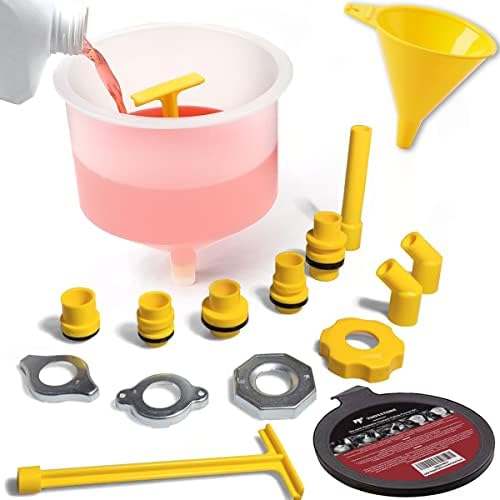 Thorstone 16-Piece No-Spill Coolant Funnel Kit by THORSTONE