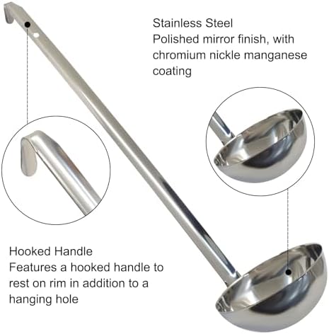 8 Oz Stainless Steel Ladle - Image 3