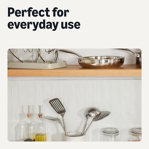 Amazon Basics Stainless Steel Cooking Utensil Set - Image 6