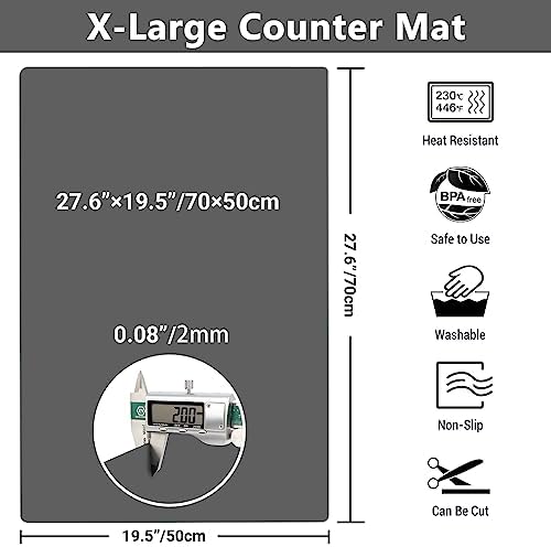 Ewen 27.6x19.5in 2mm Silicone Mats - Image 3