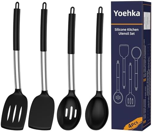 Yoehka Silicone Cooking Utensils Set by Yoehka