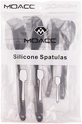 Silicone Spatulas Set, Rubber Spoon Spatula Heat Resistant Spoonula One Piece - Image 6