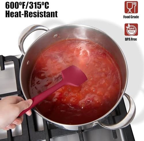 Doosu 600°F Heat Resistant Silicone Large Spatula - Image 3