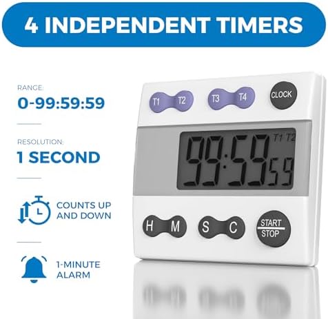 Sper Scientific Portable Digital Kitchen Timer 810015 - Image 2
