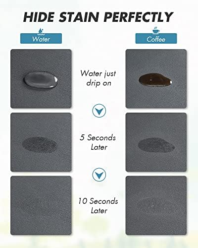 AMOAMI-Coffee Mat Hide Stain Rubber Backed Absorbent Dish Drying Mat - Image 2