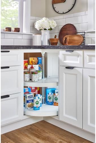 Rev-A-Shelf 2 Tier Pie-Cut Plastic Lazy Susan - Image 2