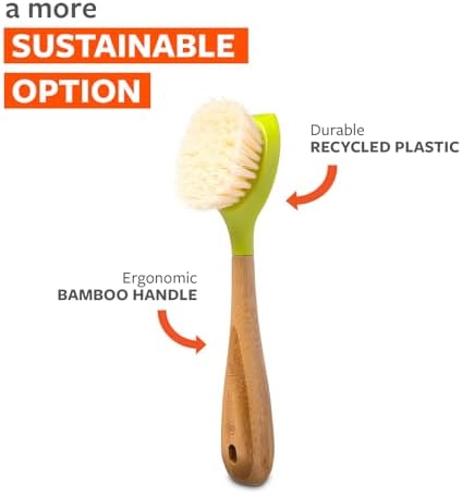 Full Circle Kitchen Dish Brush, Bamboo Handle & Strong Bristles - Image 5