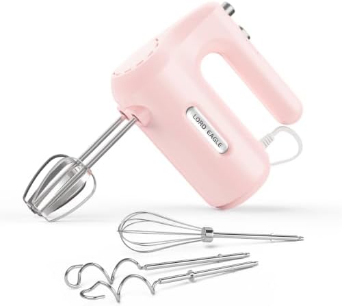 Lord Eagle 5-Speed Small Hand Mixer Electric, 300W Compact Portable by LordEagle