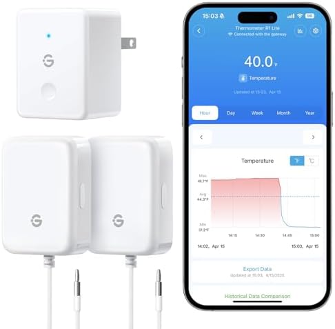 GoveeLife WiFi Refrigerator Thermometer Sensor by GoveeLife