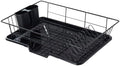 Space-Saving 3-Piece Dish Drainer Rack Set by SweetHomeCollection