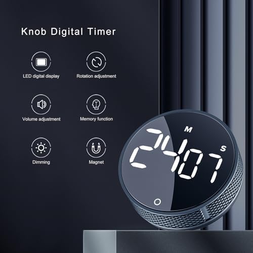 AVINIA Digital Kitchen Timers, Visual timers Large LED Display Magnetic - Image 2