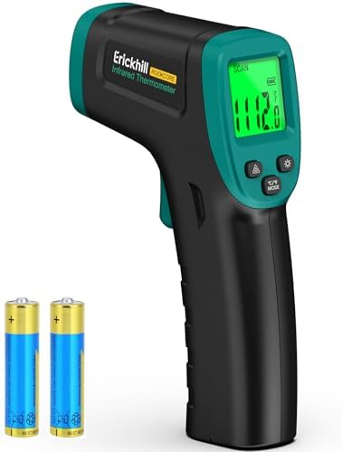 ERICKHILL ROOKCORE Infrared Thermometer -50℃~600℃ Adjustable Emissivity by ERICKHILL