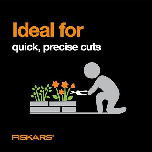 Fiskars 6" Non-Stick Pruning Snips, Resin-Resistant Garden Scissors - Image 5
