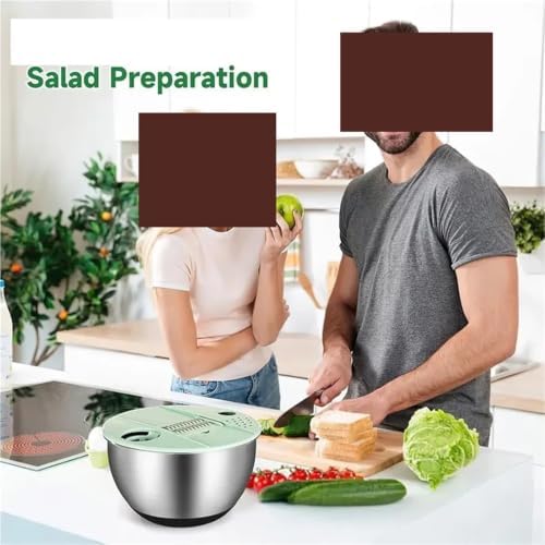 Stainless Steel Salad Spinner - Image 7