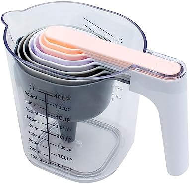 COOK WITH COLOR Measuring Cup Set by CookwithColor