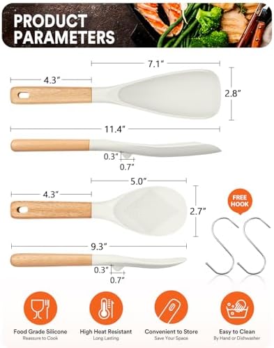 Badiano Cooking Spoon and Rice Scooper - Image 2