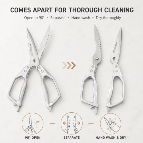 Detachable Kitchen Shears Scissors Heavy Duty - Image 2