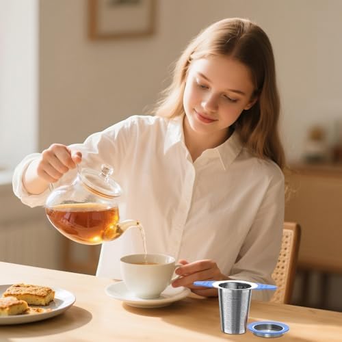 Tea Infuser for Loose Leaf Tea, 18/8 Stainless Steel Tea Infuser - Image 5