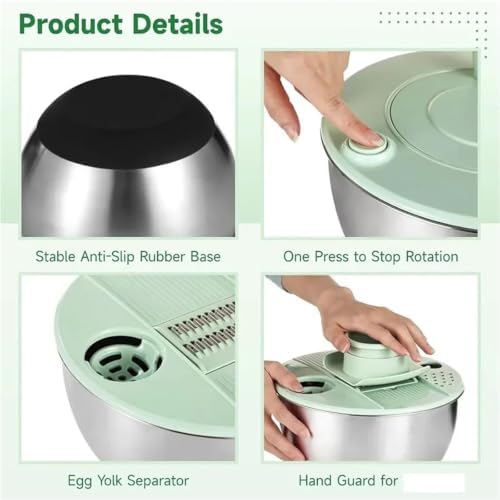Stainless Steel Salad Spinner - Image 5