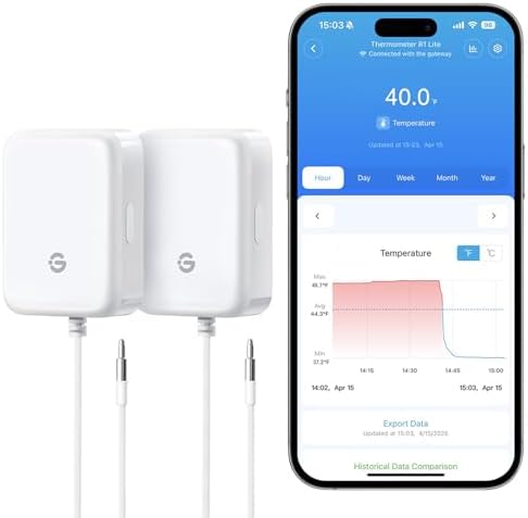 GoveeLife Bluetooth Refrigerator Thermometer Sensor by GoveeLife