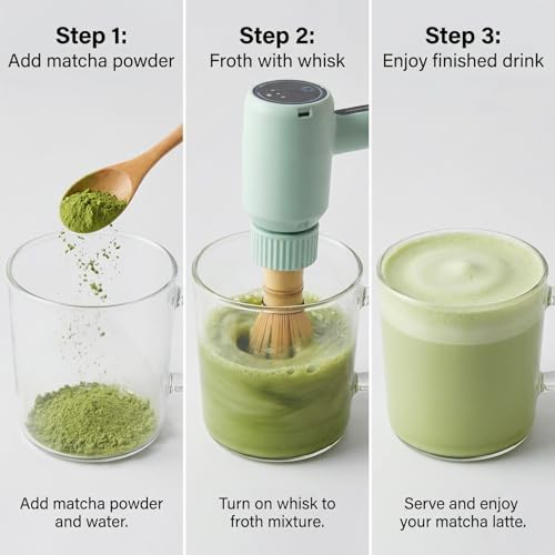 Matcha Whisk, Portable Electric Powered Whisk - Image 4