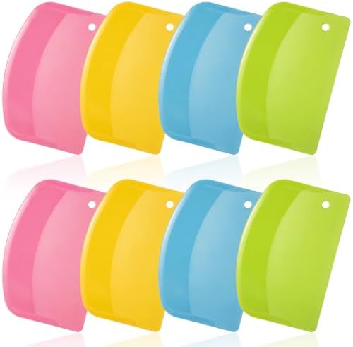 8Pcs TPE Dough Scraper Silicone by Unknown
