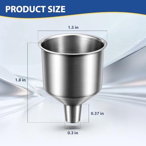 2-Piece Stainless Steel Flask Funnel Set, Designed specifically - Image 2