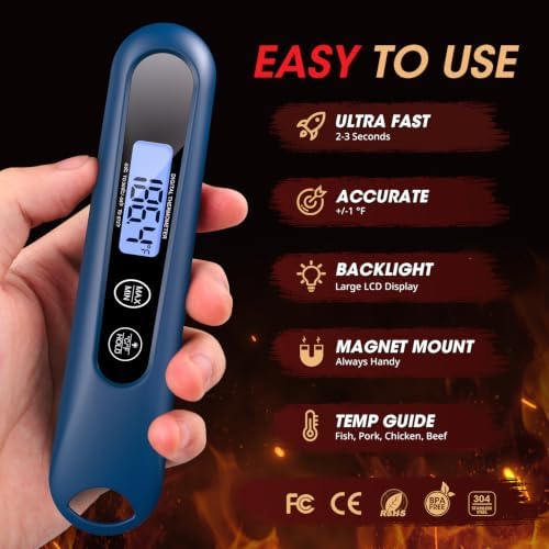 Meat Thermometer Digital – Instant Read Food Thermometer - Image 2