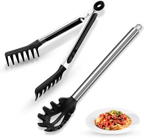 Spaghetti Spoon and Pasta Tong by Nryul