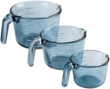 COOK WITH COLOR Glass Measuring Cups by CookwithColor