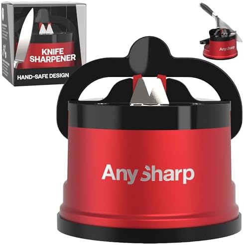 AnySharp – Pro – Easy to Use, Hands Free Knife Sharpener by AnySharp