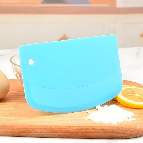 7PCS Dough Scraper, Plastic Bench Bowl Scraper - Image 4